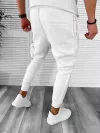Trening barbati pantaloni + hanorac alb K156 79-1